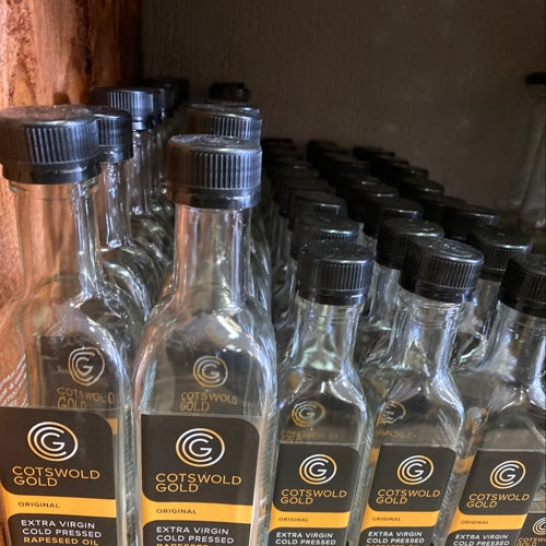 500ml Cotsworld gold bottles