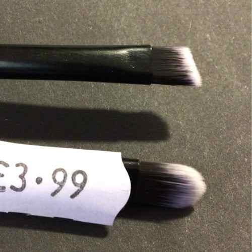 Eco-friendly small bamboo brushes with soft bristles for $3.99.