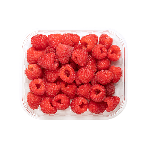 Organic raspberries