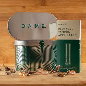 Tampon Applicator and Storage Tin by Dame