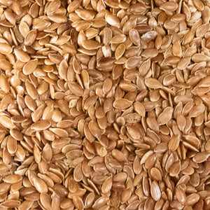 Brown linseed 100g rich in Omega-3, fiber-packed seeds for health boost.