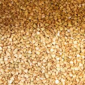 Buckwheat, raw, organic grains (100g) - nutrient-rich, gluten-free superfood.