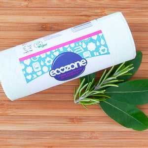 Ecozone biodegradable caddy liners with leak-proof and odor-free design.