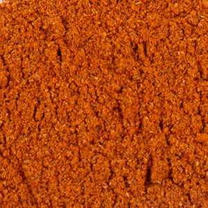 Cayenne pepper powder, 25g, vibrant red spice.
