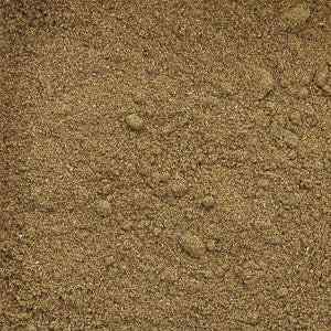 Ground Chinese five spice in a 25g pack with aromatic blend of star anise, cloves, Chinese cinnamon, Sichuan peppercorns, and fennel seeds.