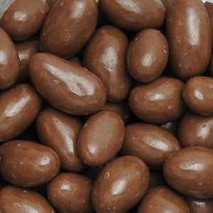 Chocolate-coated Brazil nuts (100g) in rich, velvety chocolate with crunchy texture.