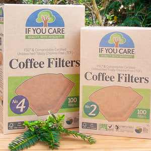 Eco-friendly coffee filters by If You Care, unbleached and chlorine-free, No. 2 size.