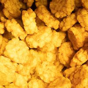 Chilli rice crackers, spicy snack, gluten-free, 100g pack, savory flavor.