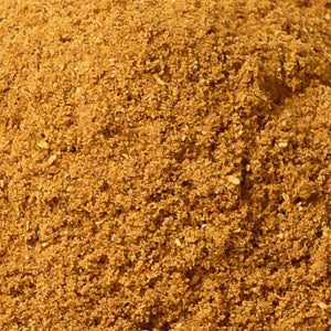 Garam masala spice blend 25g close-up.