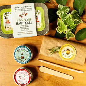 Gift tin - travel hand care by Filberts of Dorset