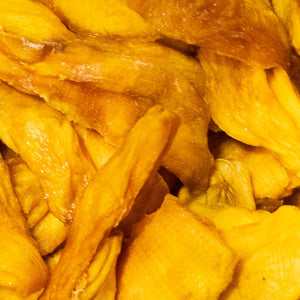 Organic dried mango slices 100g - tropical delight snack.