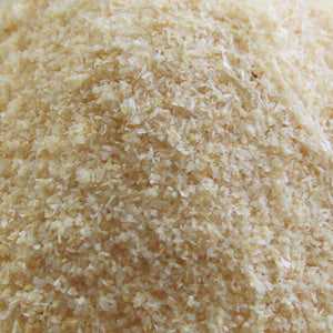 Onion powder 25g finely ground seasoning closeup.