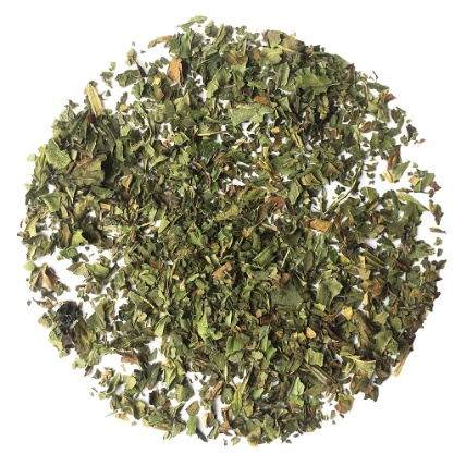 Pure peppermint leaf tea, 100g, eco-friendly packaging, natural refreshment.