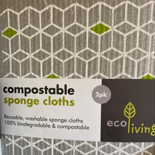 2 Pack Compostable Sponges