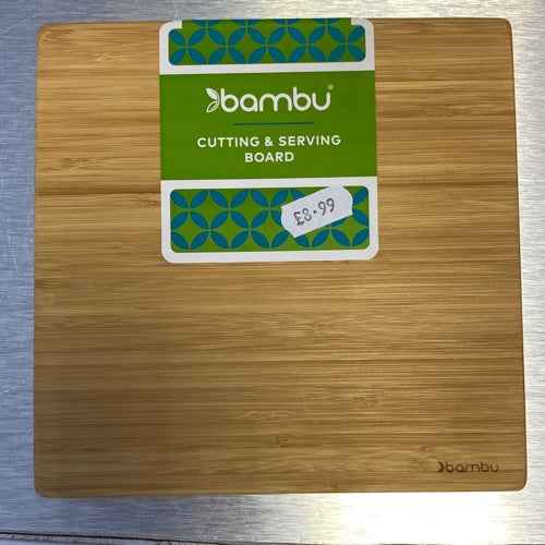 Bambu small cutting board, eco-friendly bamboo, compact kitchen accessory.