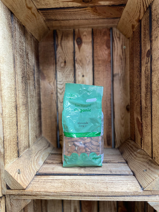 Org Whole Almonds 500g
