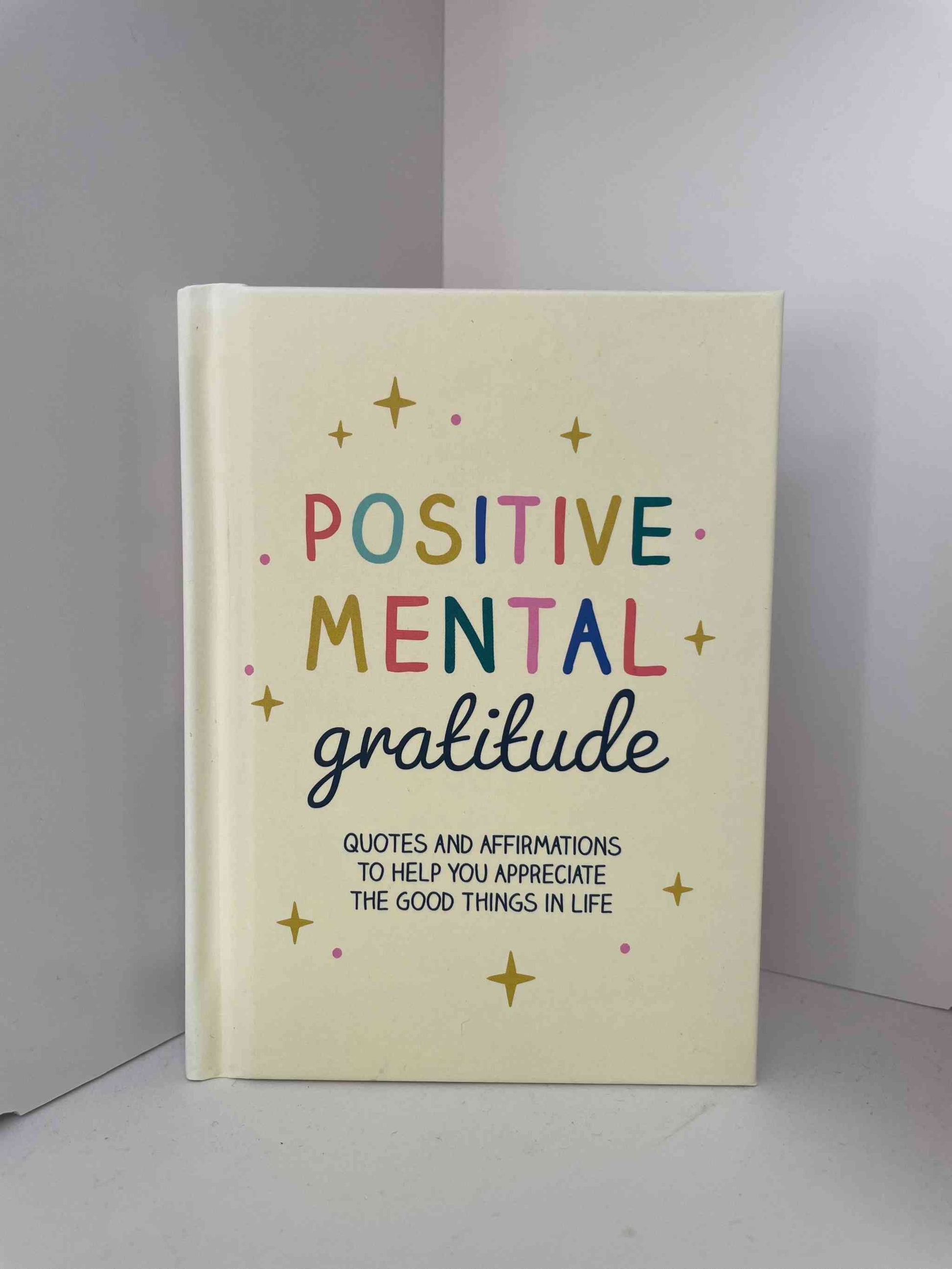 Positive Mental Gratitude book for cultivating gratitude and positive thinking.