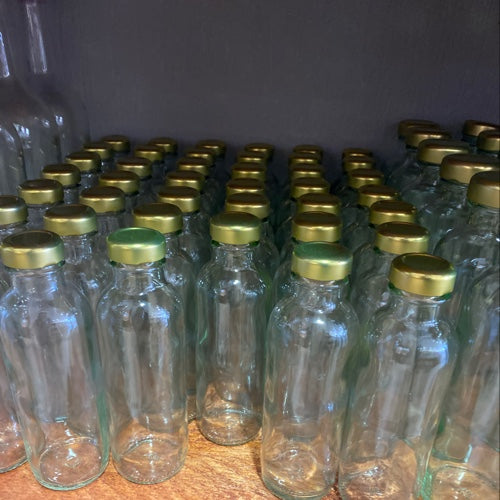 8oz glass oil bottle