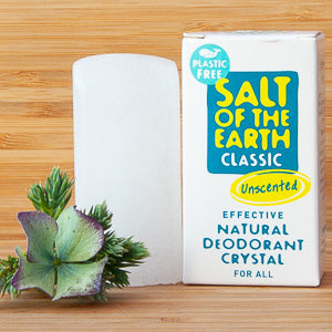 Natural deodorant crystal by Salt of the Earth