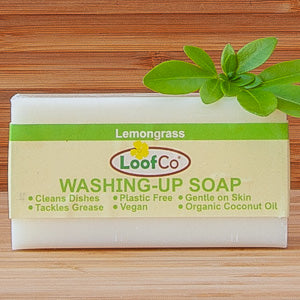 Lemongrass Washing-Up Soap Bar by LoofCo