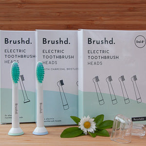 Electric toothbrush heads by Brushd