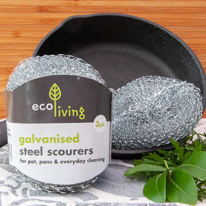 Galvanised steel scourers by ecoliving
