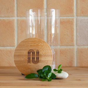 Glass tea jar by Nemi