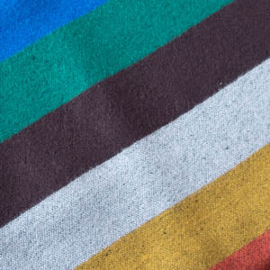 Scarf rainbow stripes