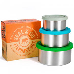 Set of 3 Canisters by Elephant Box