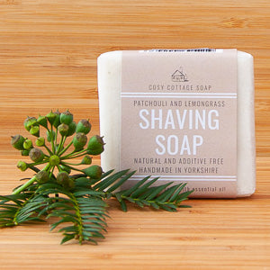 Patchouli and lemongrass shaving soap by Cosy Cottage