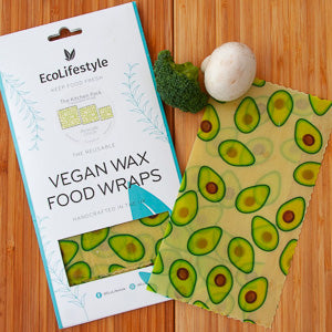 Vegan food wraps avocado